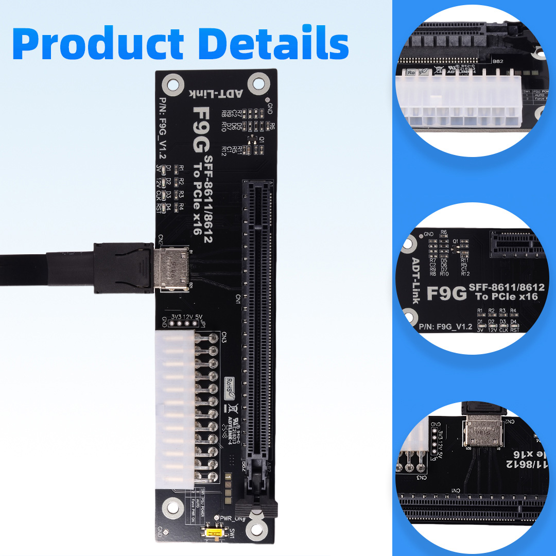محول توسيع بطاقة الرسومات الخا - مراجعة Oculink Egpu Dock Graphics Card وسعره